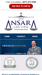 Mobile Screenshot of ansaralaw.com